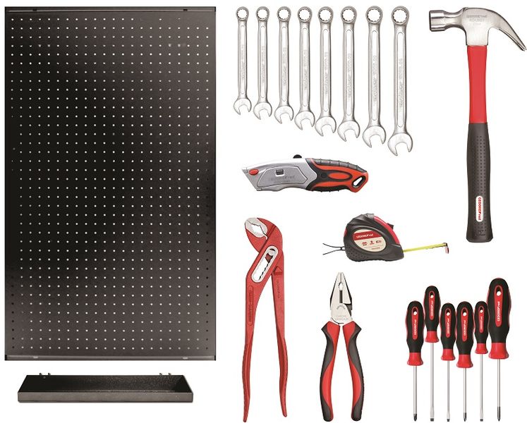 Gedore Red Tool Panel with Tools