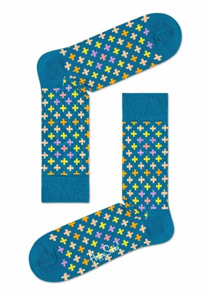 Happy Socks - Socks - Plus Sock-Orange, Purple, Teal