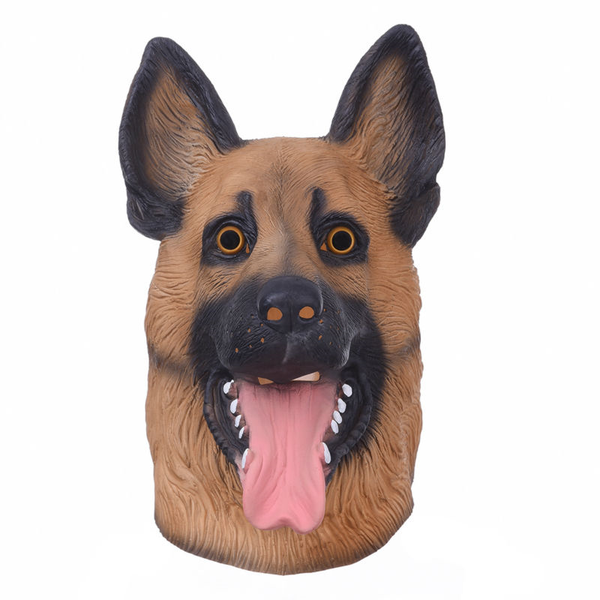 Latex Dog Head Mask