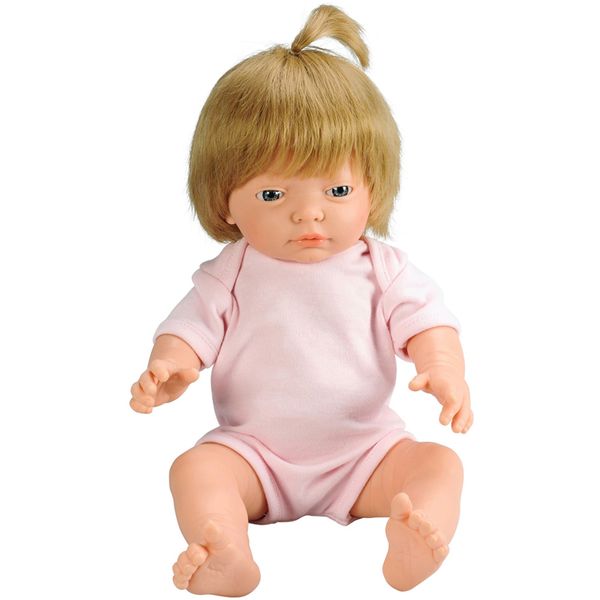 Les Dolls: Anatomically Correct Caucasian Baby Girl Doll with Hair