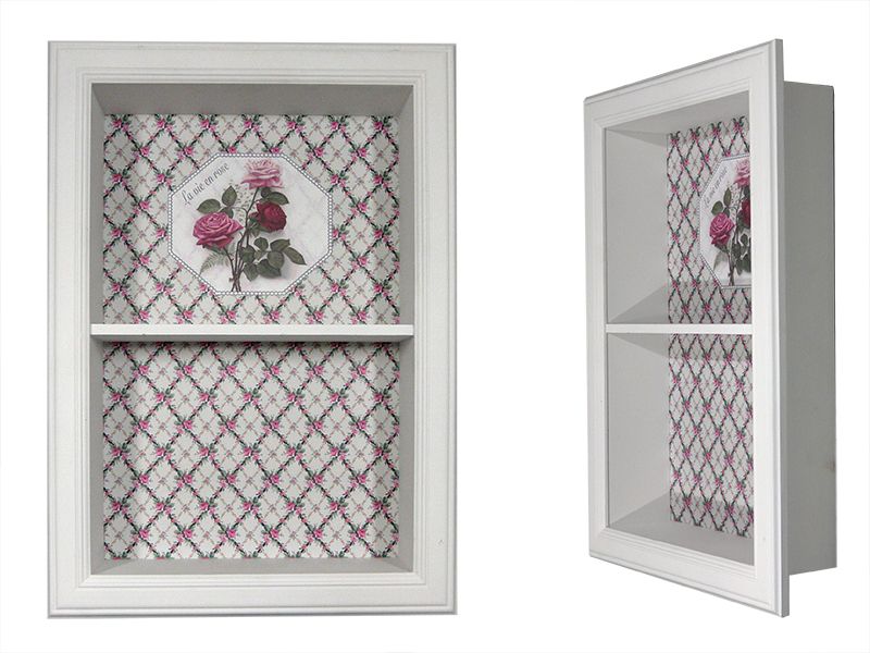 Wall Cabinet Rose Design