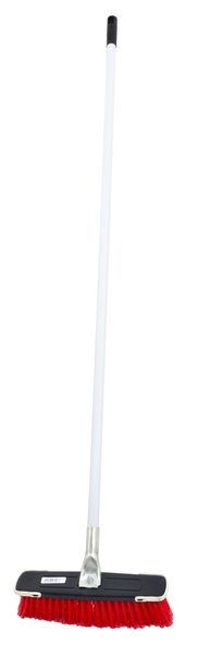 Academy Brushware Funky Broom Stiff Funky With Crimped PVC Fibre With Handle &amp; Grip