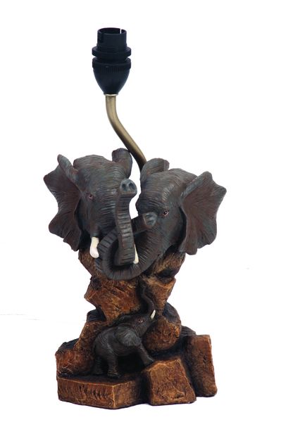 Resin Elephant Table Lamp