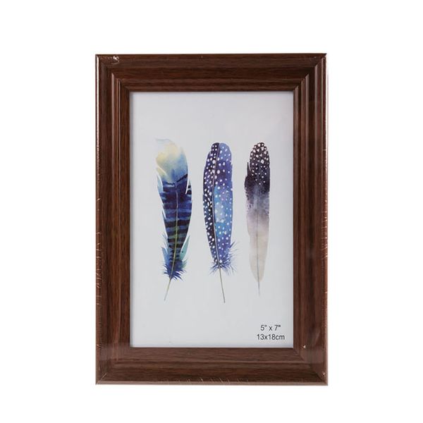 Bulk Pack X 2 Wooden Picture Frame - For 13x18cm Photo