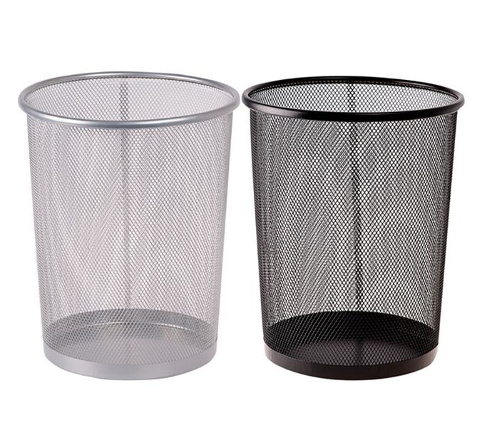 Bulk Pack x 2 Wastepaper-basket Wire 26cm