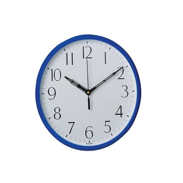 Wall Clock - 25cm Blue