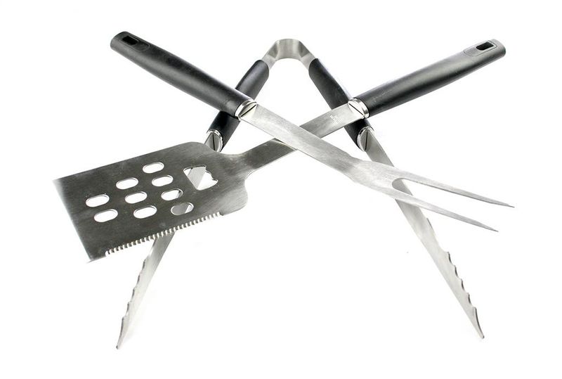 Grilling and Chilling 3 in 1 Stainless Steel Braai Set