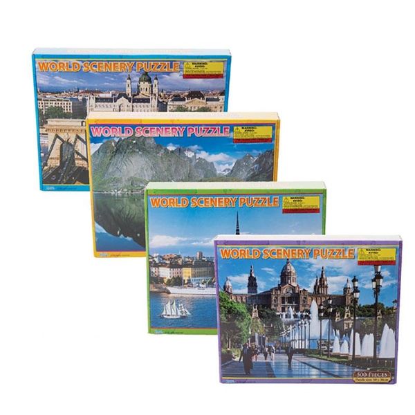 Bulk Pack X 4 Landscape, Jigsaw Puzzle - 500 Piece