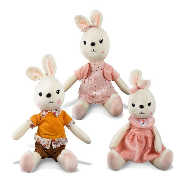 Bulk Pack X 3 Plush Bunny - 40cm. Assorted Colours