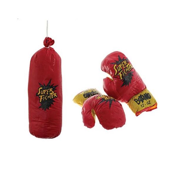 Boxing Set - Punch Bag &amp; Gloves. Age 10+