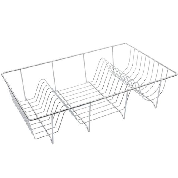 Dish Rack - 43x30x9cm Chrome Plated