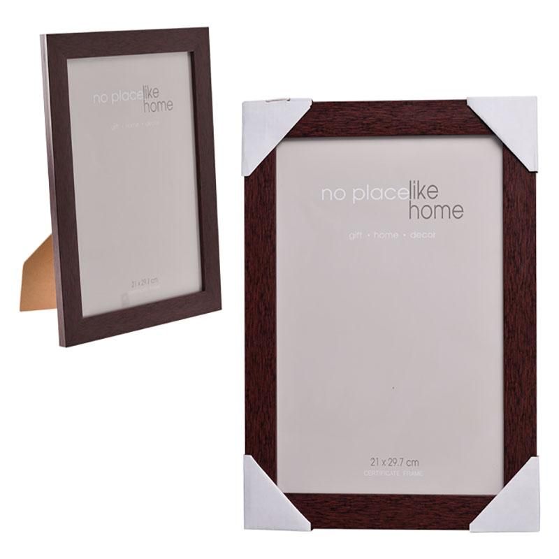 Bulk Pack X 2 Mahogany Finish Plastic Frame for A4 Sized Shop Today