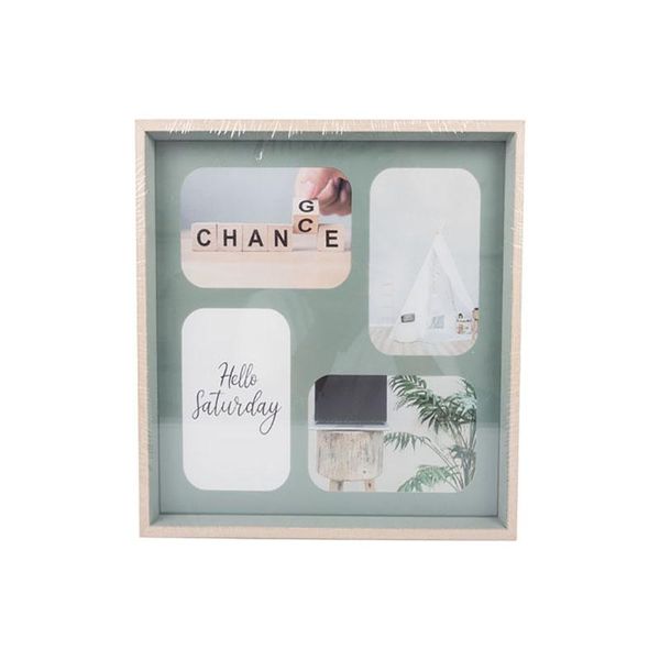 Wooden Collage Frame for 4 x 10cm x 15cm Photos