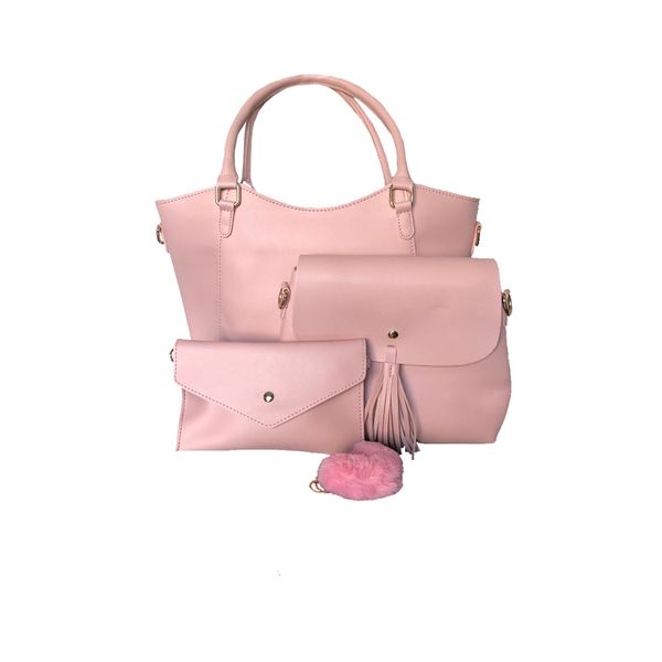 3 Piece Bag Set (Faux Leather)