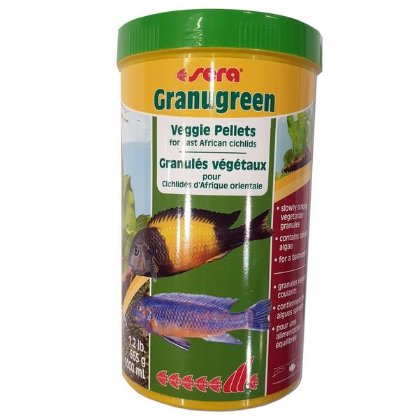 Sera Granugreen Veggie Pellets 565g