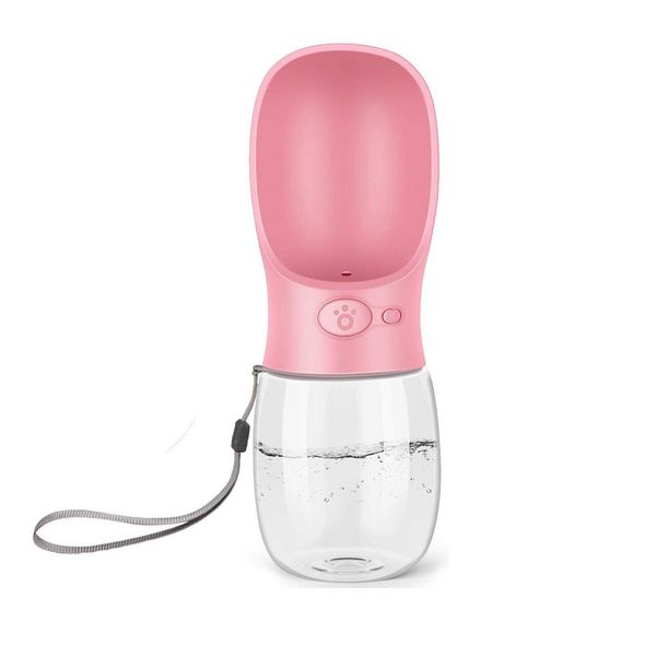 GoPuppy Premium Portable Dog Water Bottle - Pink