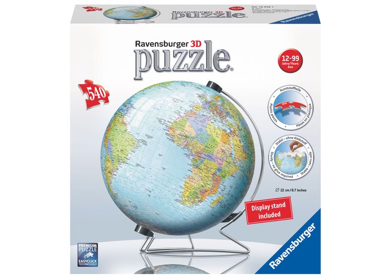 Ravensburger Earth Globe 540 PC 3D Puzzle