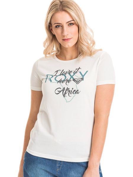 Roxy Women's Africa Open Short Sleeve T-Shirt - White
