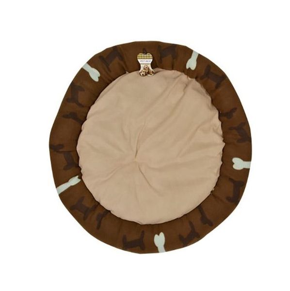 Round Fleece Pet Bed - 90cm Diameter
