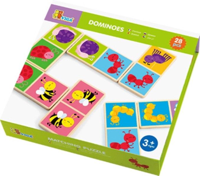Brite Idea Wooden Dominoes Insects