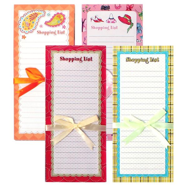 Bulk Pack x 4 Shopping List Booklet