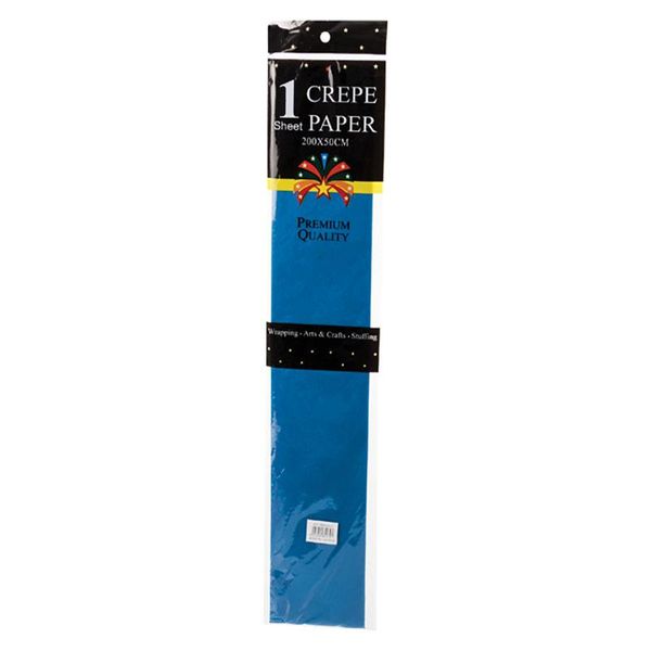 Bulk Pack x 3 Crepe Paper Violet/Blue - 50 x 200cm
