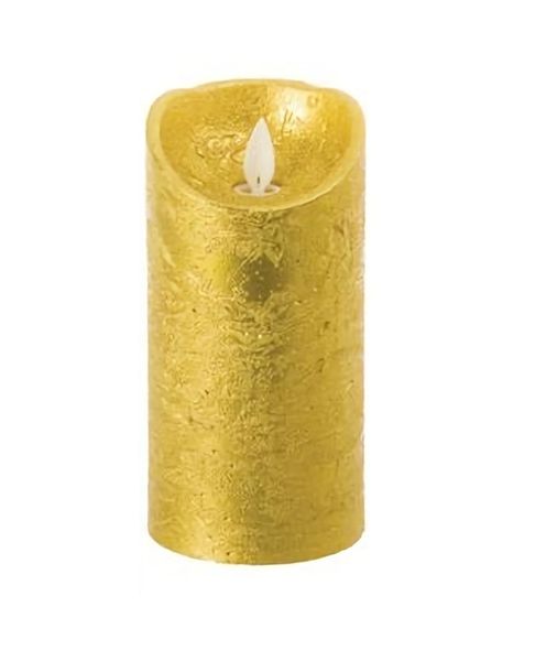 Artificial Pillar Candle 15cm - With Dancing LED Flame
