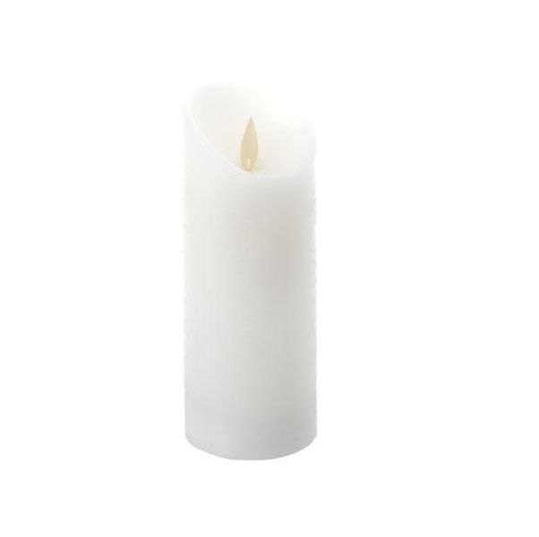 Artificial Pillar Candle 20cm - With Dancing Flame