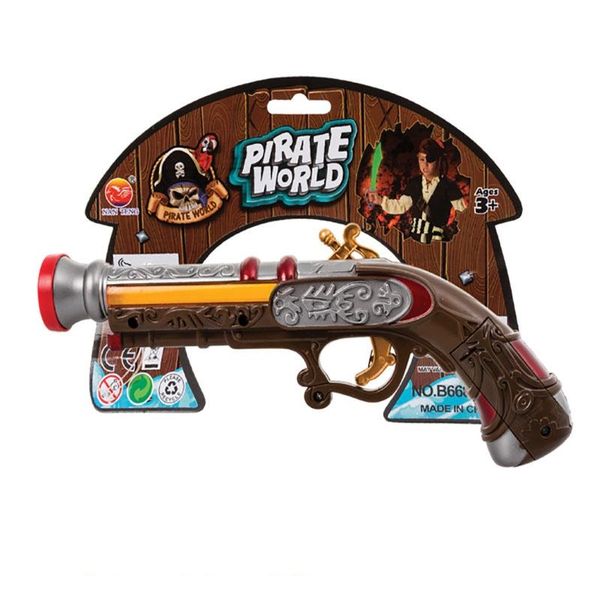 Pirate Gun Sound and Light Up - Battery Operated
