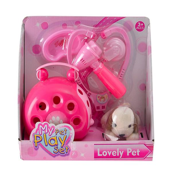My Pet Play Set - Sturdy Carry Box, Pet And Accessories