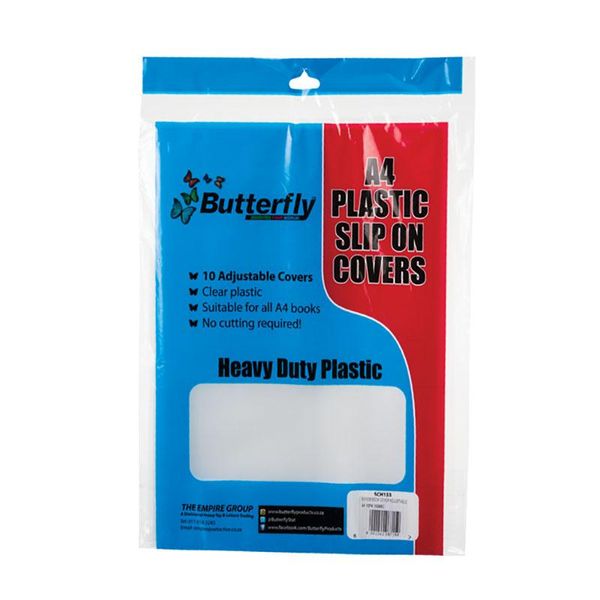 Marlin A4 Self Adhesive Book Covers - 100 Micron, Pack of 10