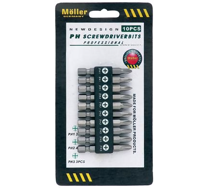 Screwdriver Bits Carbon Steel 10pcs