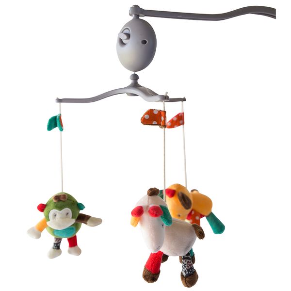 BabyWombWorld Co-Sleeper Rotating Toy Bar and Music Box