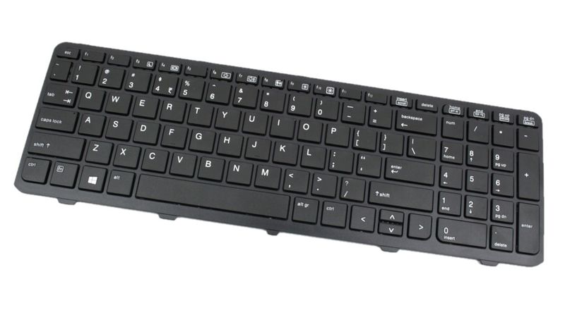 Keyboard With Frame For HP Probook 450 G0, G1, G2, 470 G0, G1, G2 &amp; 650 G1