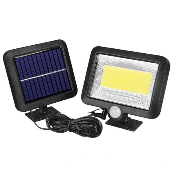 COB 100 LED Solar Lamp Motion Sensor Waterproof Outdoor Path Night Lighting