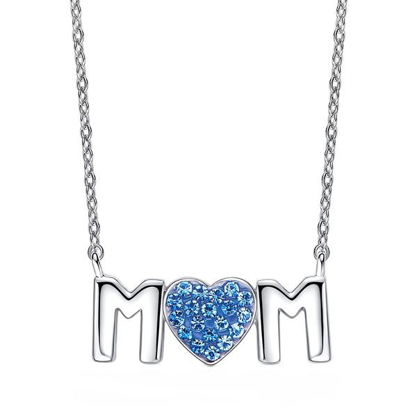CDE Mom Necklace with Swarovski® Crystals- Rose gold