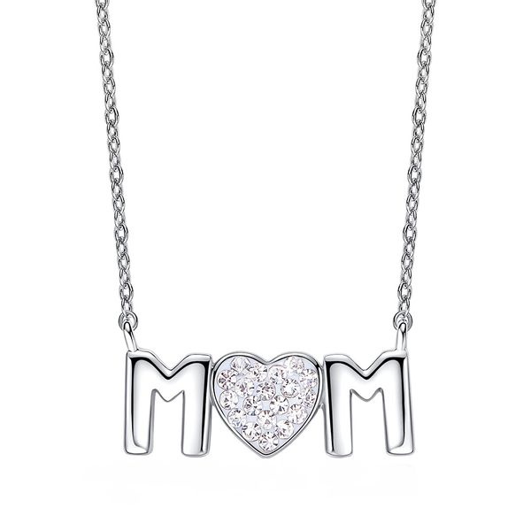 CDE Mom Necklace with Swarovski® Crystals- Rose gold