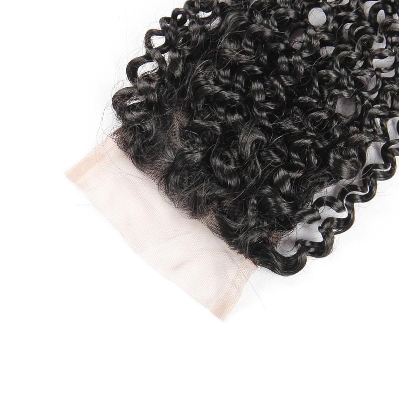 BLKT 10 inches Brazilian Kinky Curl 4X4 Three Parts Closure | Shop ...