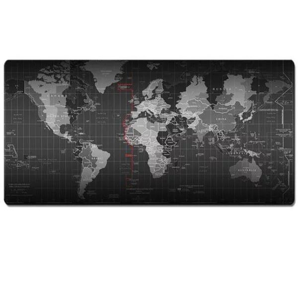 World Map Full Desk Coverage Gaming and Office Mouse Pad