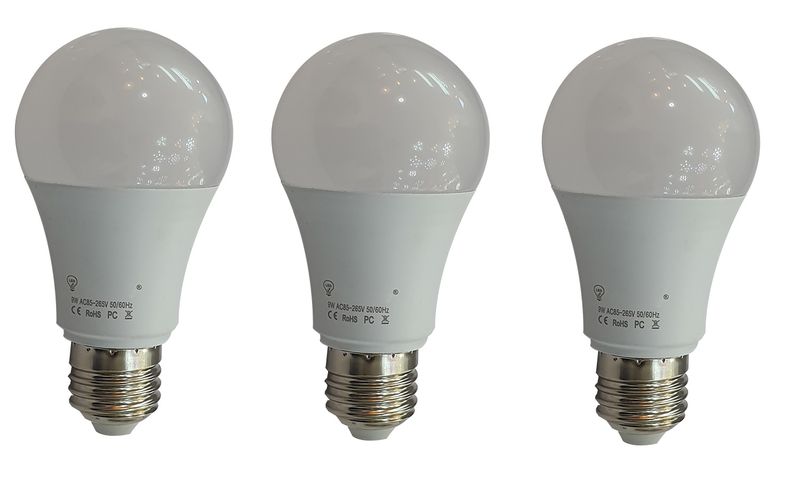 Tli 9w Led Bulb E27 / Screw Warm White Pack Of 3