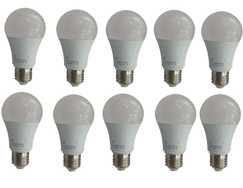 Tli 9w Led Bulb E27 / Screw Warm White Pack of 10
