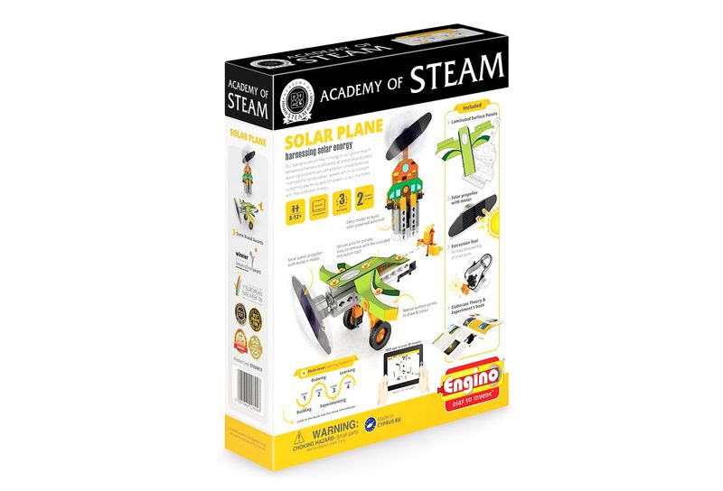 Engino Academy Of Steam Solar Plane