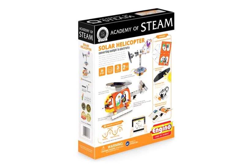 Engino Academy Of Steam Solar Helicopter
