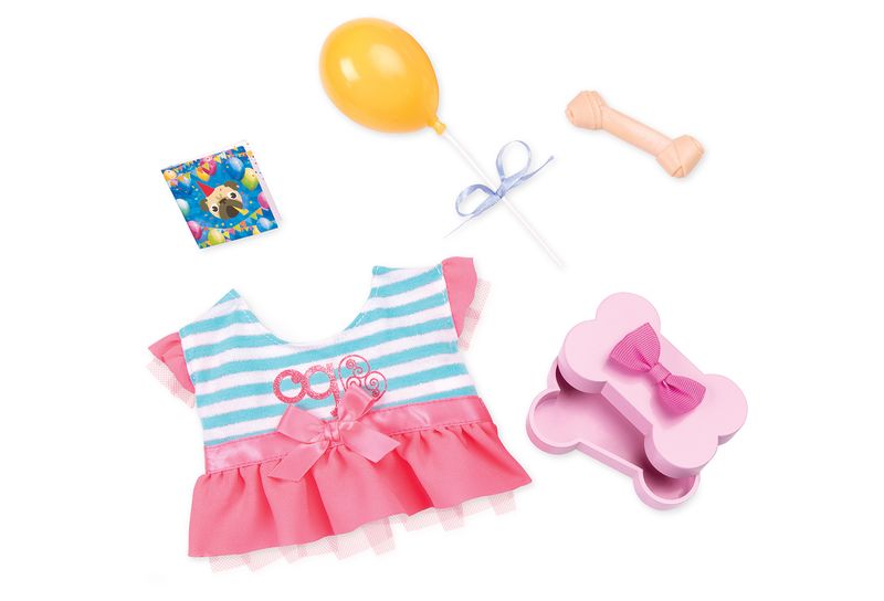 Our Generation Regular Dog Garment - Furry Party Set