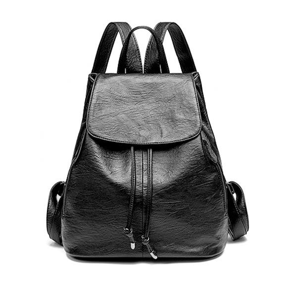 Iconix PU Leather Ladies Drawstring Backpack