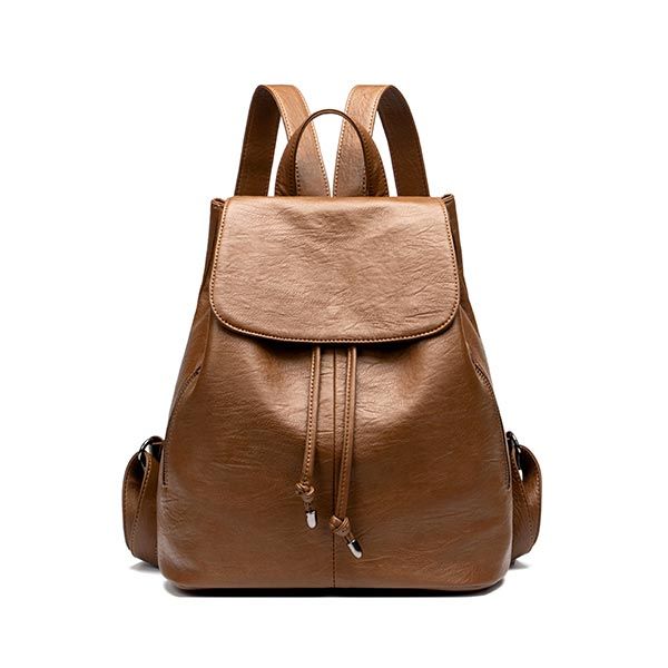 Iconix PU Leather Ladies Drawstring Backpack