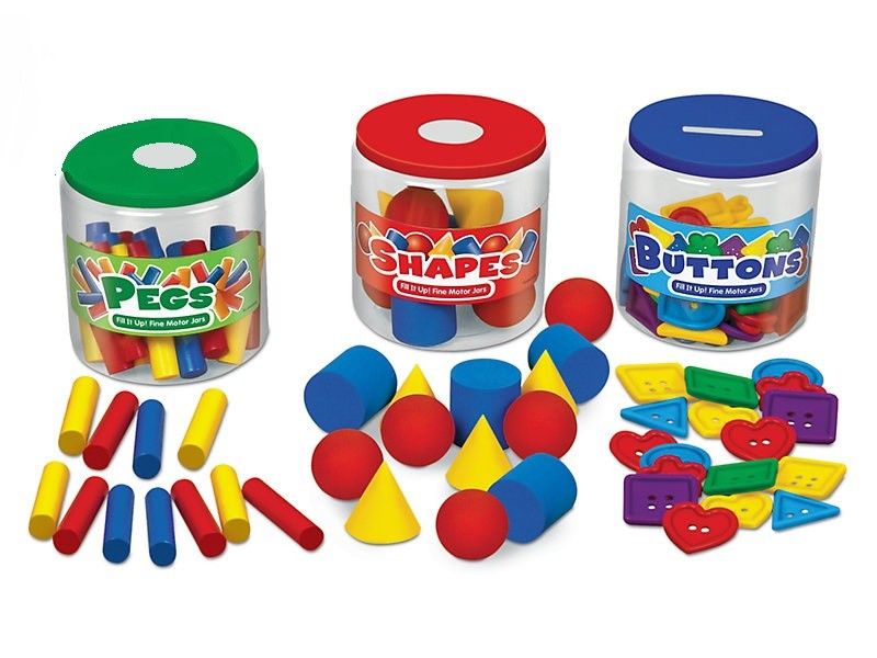Brite Idea Fill it Up ! Fine Motor Jars