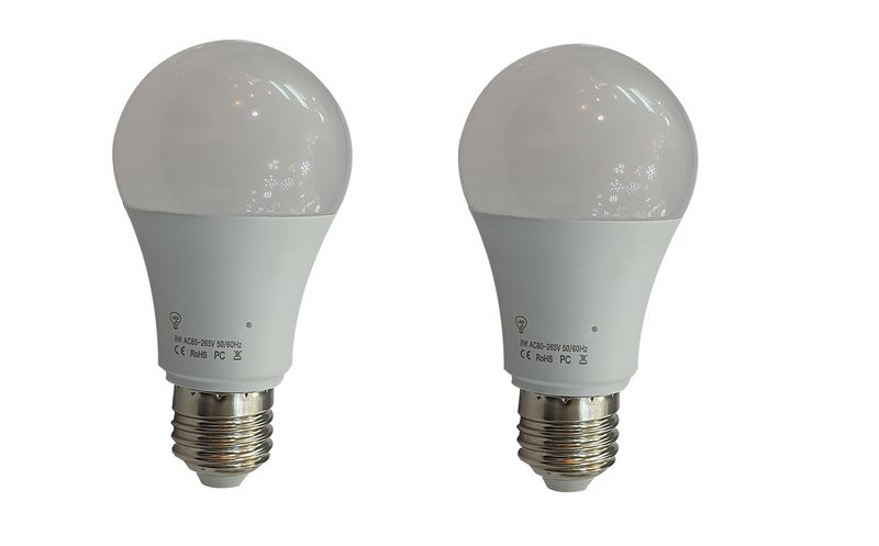 TLI 9W LED Bulk E27 / Screw Cool White Pack of 2