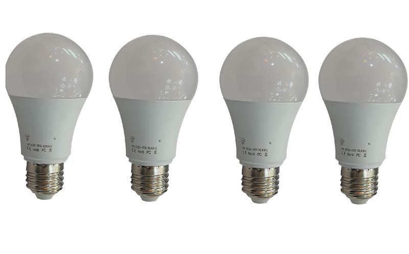 TLI 9W LED Bulb E27 / Screw Cool White Pack of 4