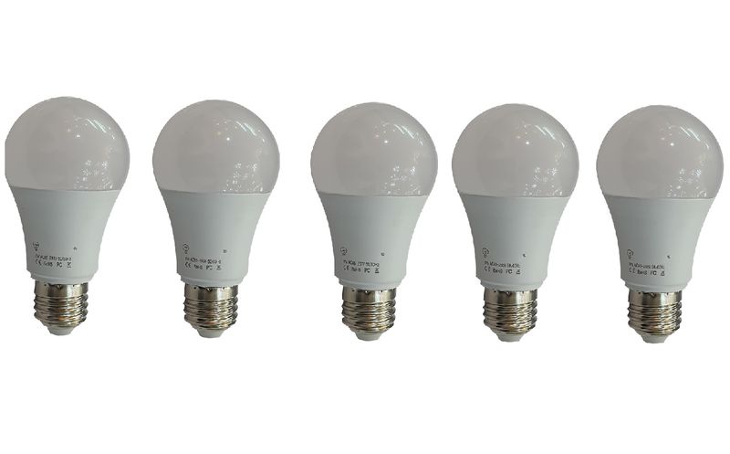TLI 9W LED Bulb E27 / Screw Cool White Pack of 5